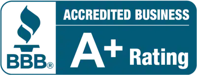 BBB Accredited Business A+ badge